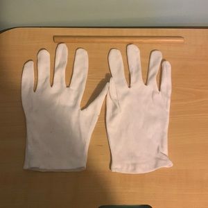 White Costume Gloves